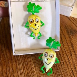 Vintage Googley Eyed Pins